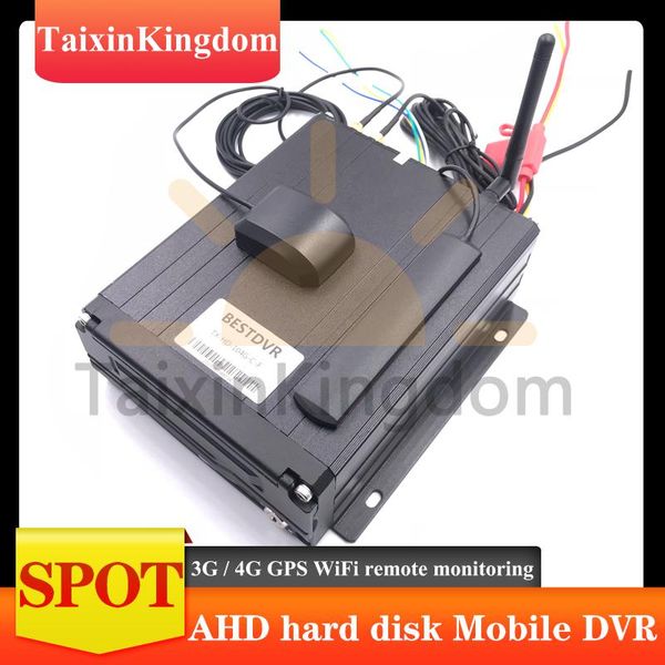 

school bus / escort vehicle black box driving record monitoring mdvr 3g / 4g gps wifi 4ch hard disk vehicle video recorder car dvr