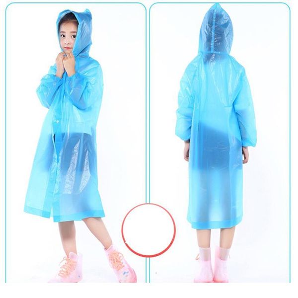 

raincoat for children rain poncho cover girls boys rainwear waterproof cloaks transparent disposable impermeable k bbyayb