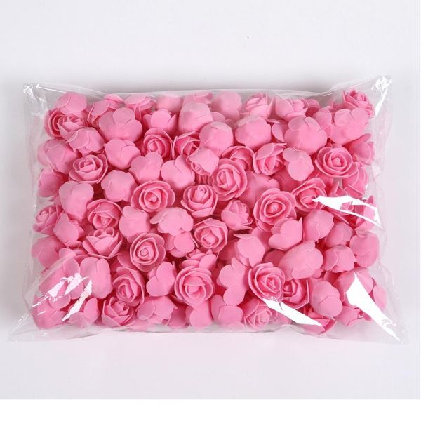 

50/100/200 pieces teddy bear of roses 3cm foam wedding decorative flowers christmas decor for home diy gifts artificial wmthrn
