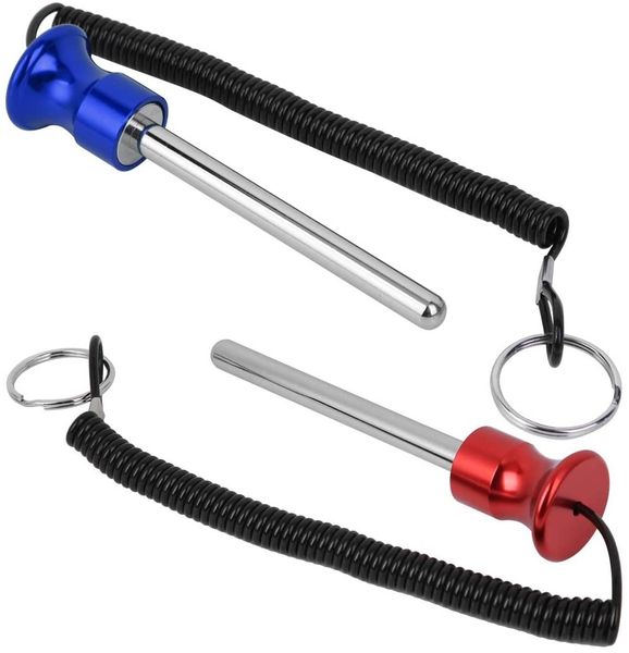 

fitness accessories magnetic latch pull pin selector pin dianeter 8mm or 10mm quick release stainless aluminum alloy weight stack pins train
