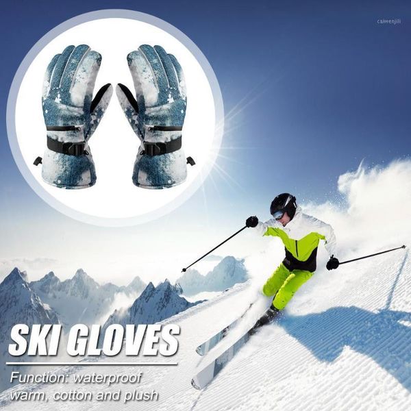 

durable skiing gloves delicate design ski gloves winter outdoor snowboard for mountain climbing cycling1