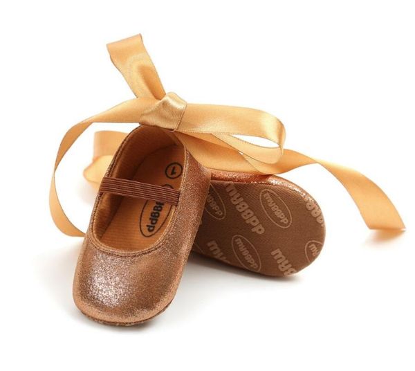 

sequin pu leather lace-up baby girls shoes first walkers soft bottom infant princess dance shoes for 0-18m toddler moccasins