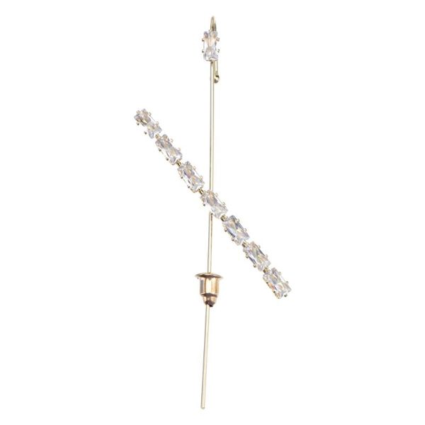 

1pc ear needle chic ear ornament elegant accessory for, Silver