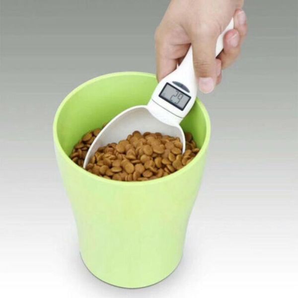 

new arrival 800g 1g pet food water measuring spoon cup with led digital display kitchen scale scoop removeable pet feeding tool h wmtojg