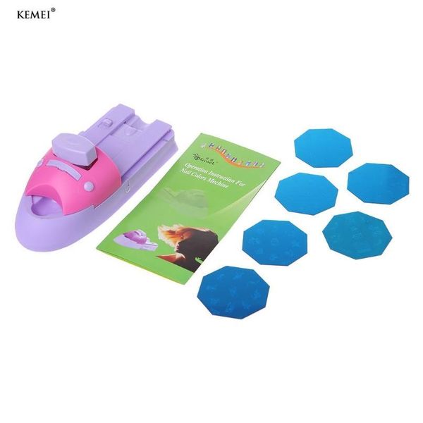 

nail art printer easy printing pattern stamp manicure machine diy pattern stamper tool set jllwdv, Silver