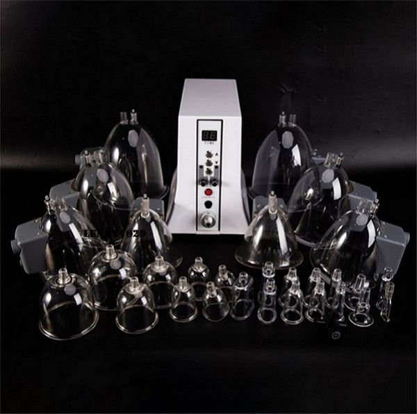 

vacuum body shaping buttock enhancement pumps with 35 cups infrared butt lifting hip lift breast massage cupping therapy machine bust enhanc