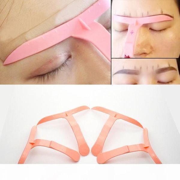 

4x different microblading eyebrow permanent tattoo eyebrows shaper template stencil ruler definition permanent makeup