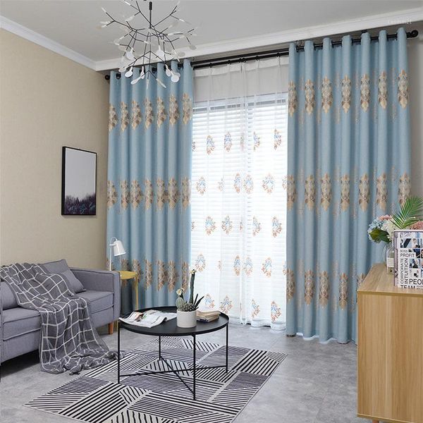 

custom nordic curtains blackout curtains for living room dining room bedroom chenille jacquard luxury yarn1