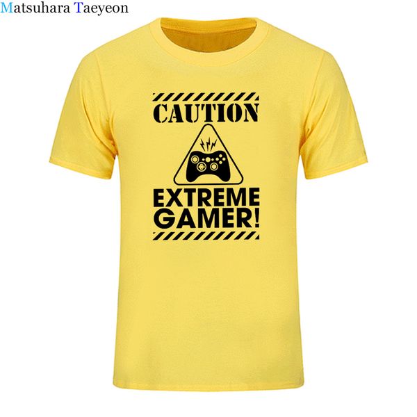 

sport brand t-shirt men short sleeve t shirt o-neck t shirts men new summer cotton pattern t-shirts caution extreme gamer printed