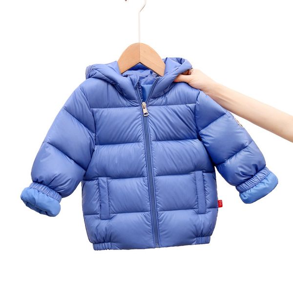 

boys winter coats & jacket kids zipper sport jackets fashion patchwork thick winter jacket boy girls winter coat kids clothes 201104, Blue;gray
