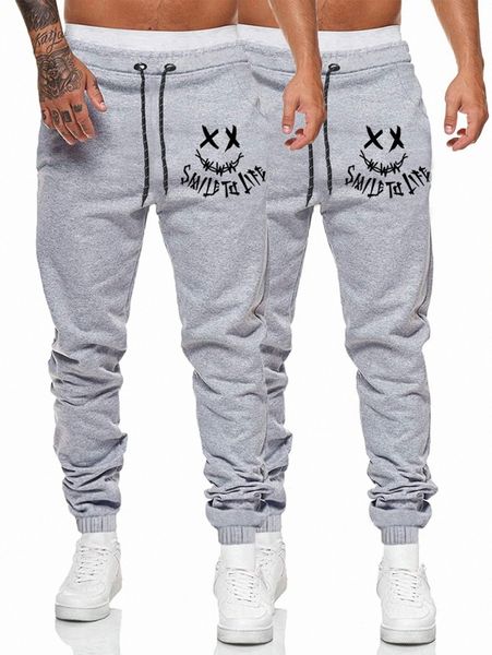 

men 2pcs cartoon and slogan graphic drawstring waist sweatpants u1m7#, Black