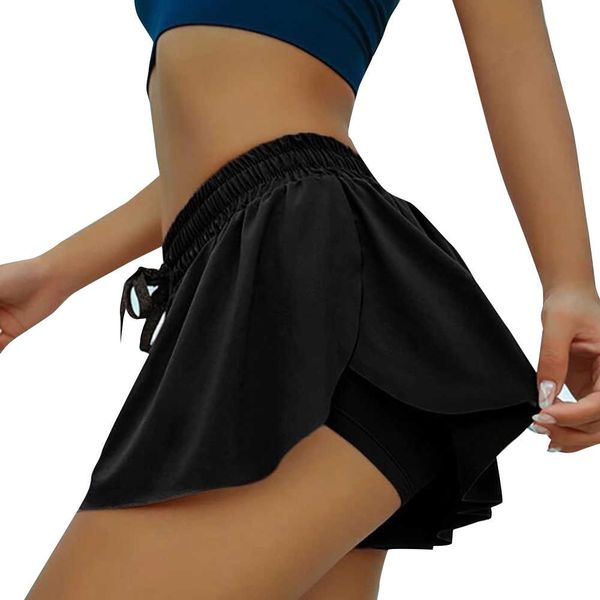 

women shorts breathable casual stretchy solid color for lady fitness jl, White;black