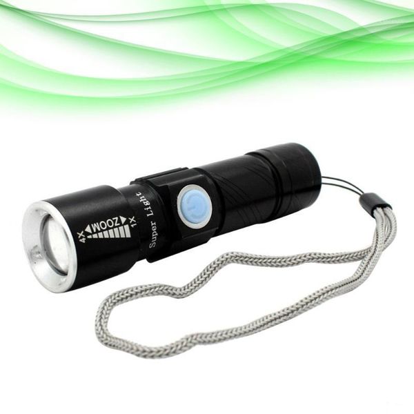 

usb mini charging front light super bright waterproof headlight for bike (black)1