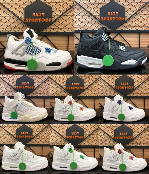 

cream sail bred union nior jumpman 4 mens basketball shoes cactus jack white cement 4s men guava lce sports luxury designer sneakers