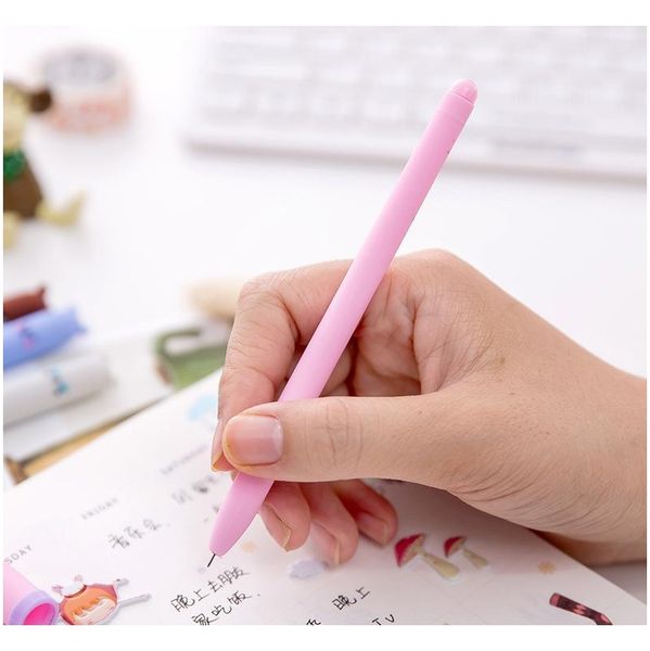 

4 pcs/lot gel pen neutral pen cute bear black lnk pens writting school office stationery lovely students suppli jllbgp bdebag