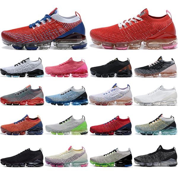 

2021 mens running shoes fly 3.0 oreo black pink purple multi-color triple white south vivid sunset tint sport sneakers women trainers 36-45