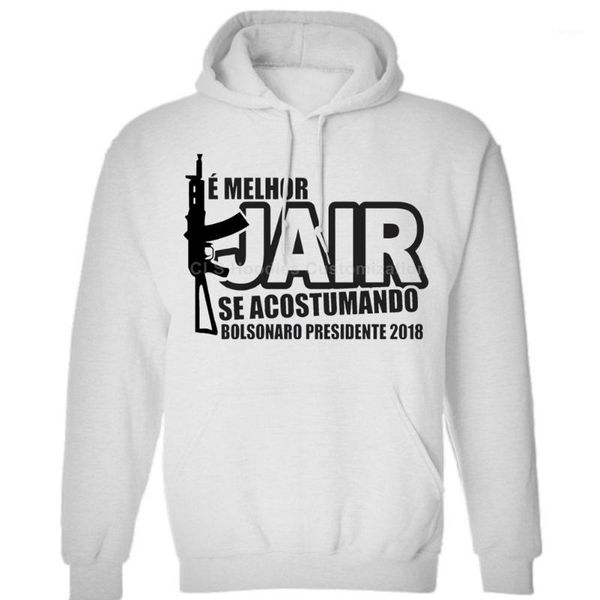 

bolsonaro 2018 presidente mens womens winter hoodies sweatshirts, Black