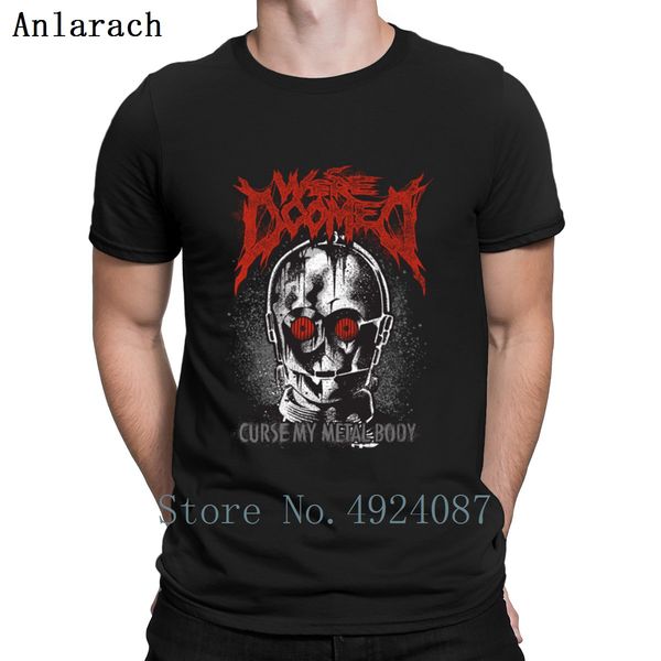 

we're doomed curse my metal body funny hiphop cute spring funny designer trend funky short sleeve sport sweatshirt hoodie t shirt