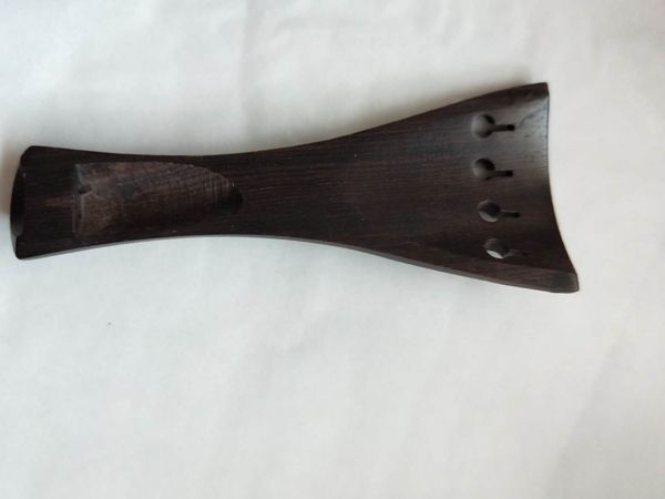 

4 pcs quality violin tail piece 4/4 ebony natural color violin parts