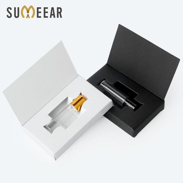 

20 pieces/lot 5ml perfume bottles package box with roll on essential oil bottle empty steel ball bottle cosmetic for travel1