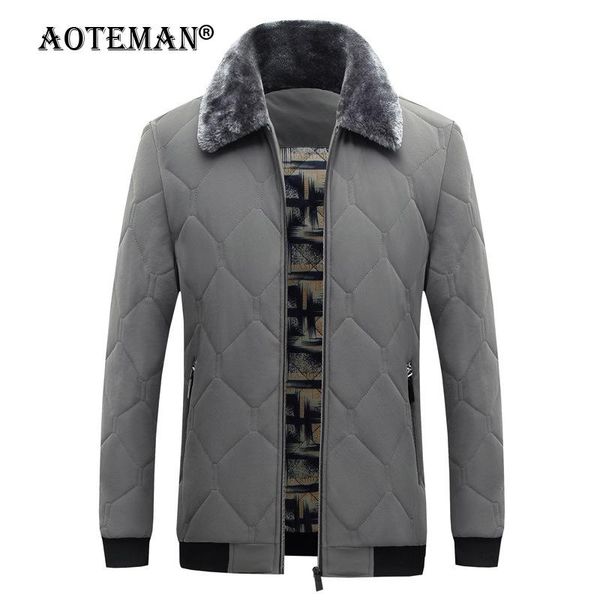 

men's down & parkas men bomber jackets winter overalls coat plaid male warm solid fashion thick outwear windbreaker casual clothing lm2, Black