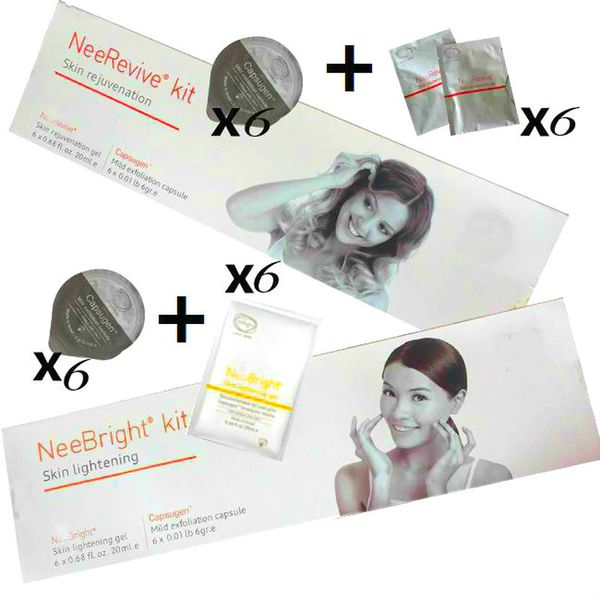 

bright gel kit sceple освещение neerevive gel neebright capsugen exfolious kit