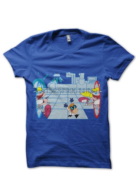

dexter lab blue tee sport hooded sweatshirt hoodie