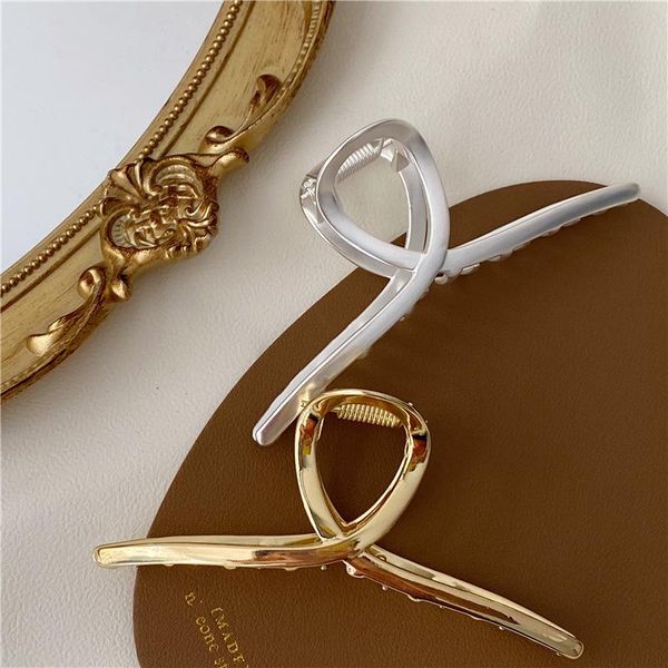 

hair accessories metal vintage clips for women simple claw clip geometric girls