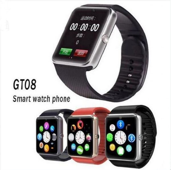 

bluetooth smart watch with sim card slot android watchs for samsung and ios apple iphone smartphone bracelet smartwatch