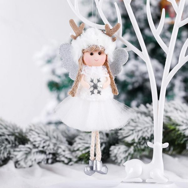

творческое рождество девушка украшения xmas tree подвеска 2021 с рождеством декор для дома украшения рождественской елки chirldren подарков