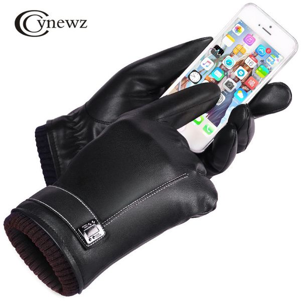 

мужской сенсорный экран ветрозащитный держать теплое вождение gantes мужские осени и зимние кожаные перчатки черные, Blue;gray