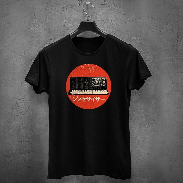 

спорт vintage analog японский синтезатор studo synth передач t shirt