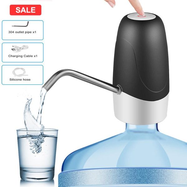 

automatic water dispenser bottled water manual press portable smart wireless gallon drinking bottle switch usb household