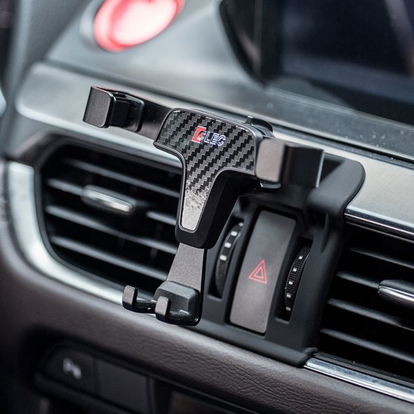 

для mazda 6 atenza - пластиковый сплав углерода кронштейн автомобиля держатель мобильного телефона air vent mount stand 1 комплект