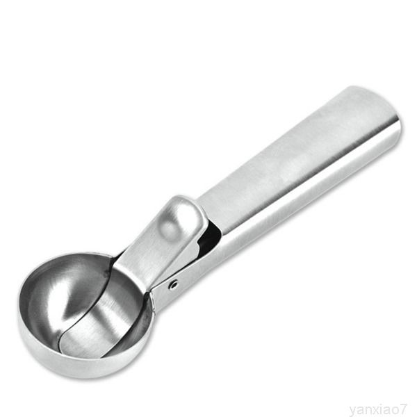 

stainless steel ice cream scoop 4.9cm ball shape frozen yogurt cookie balls spoon kitchen accessories tool