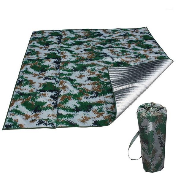 

outdoor pads camping tent pad camouflage aluminum film moisture-proof ultralight foldable thick grounding mat accessories1