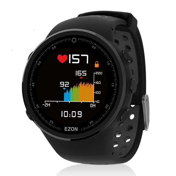 

ezon-t958 smart watch, gps equipment, pedometer, optical sensor, up to 5atm, waterproof, heart rate control, rabbit, reminderbgt