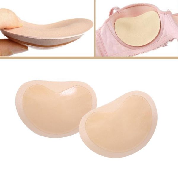 

1pair nipple cover pasties silicone inserts breast pad women self adhesive push up one size1, Black;white