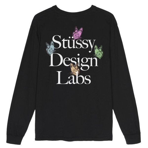 

stu cotton thick bottoming long-sleeved loose ssy sweatshirts, Black