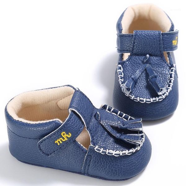 

0-18m baby pu leather tassel crib shoes toddler boy girl soft sole shoes new1