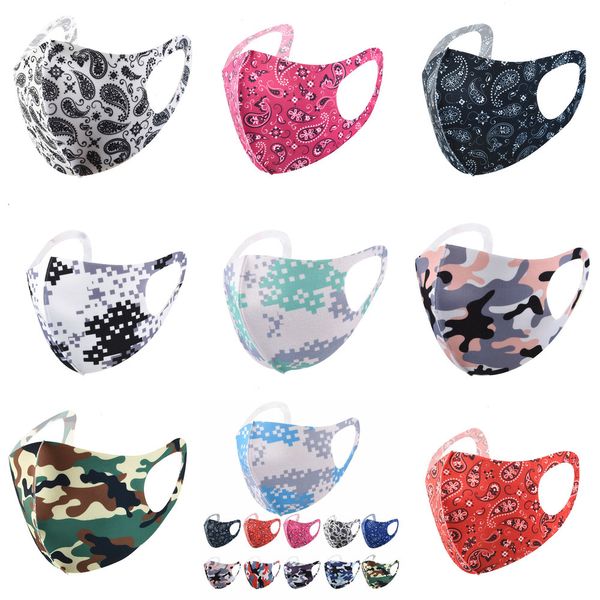 

u7cjzu wholesale mask fashion face masks printed cartoon camo ice silk facemask sunscreen spring summer dustproof dust mouth n