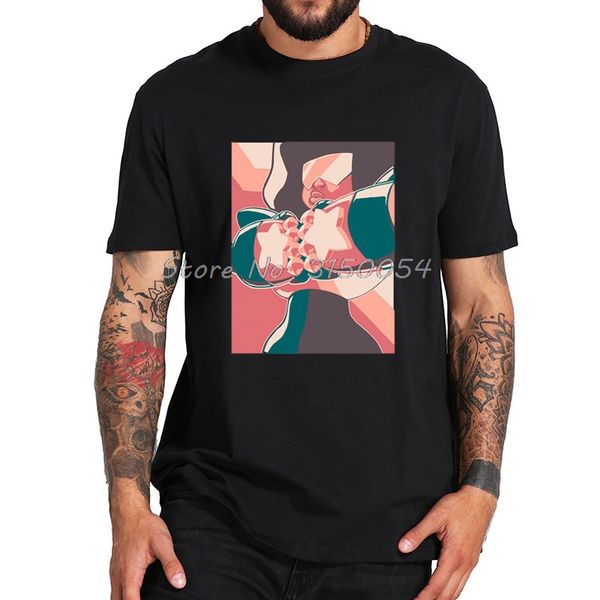 

sport anime steven universe black t-shirt men women sugar life adventure crystal gems tee garnet lgbt lesbian t shirt