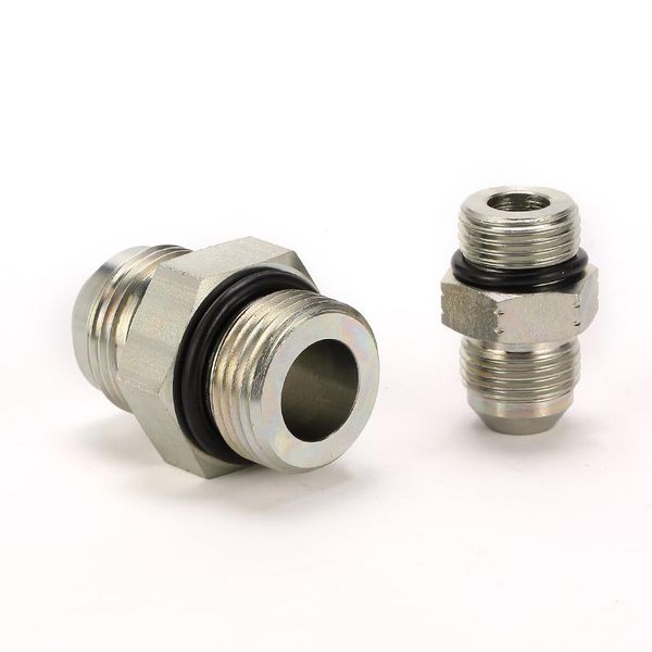 

1jo-12-16 iso certification carbon steel jic male sae o-ring male hydraulic adapter