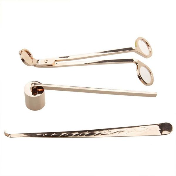

2021 new arrival 3pcs 1set candle accessory snuffers wick trimmer candle wick dipper candles hook candle accessory set