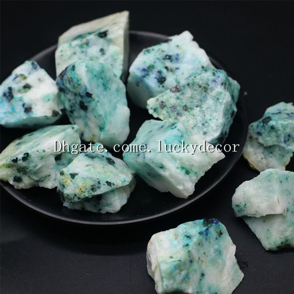 1000g Chrysocolla pedaços ásperos - a pedra sábia - Rocha de cristal de quartzo natural Cura Wicca Reiki Gemstone Raw Gemstone Mineral Espécime para artes