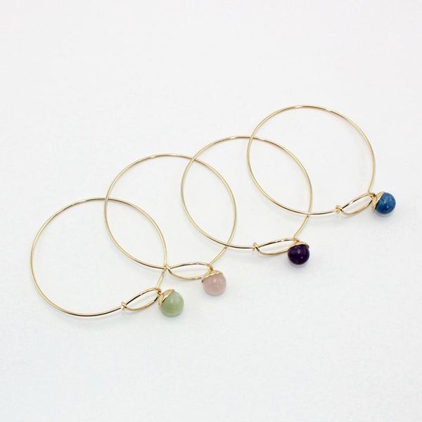 

природный камень площадь открытого браслет золотого цвета браслет браслеты очаровательных браслеты браслеты для женщин, Black