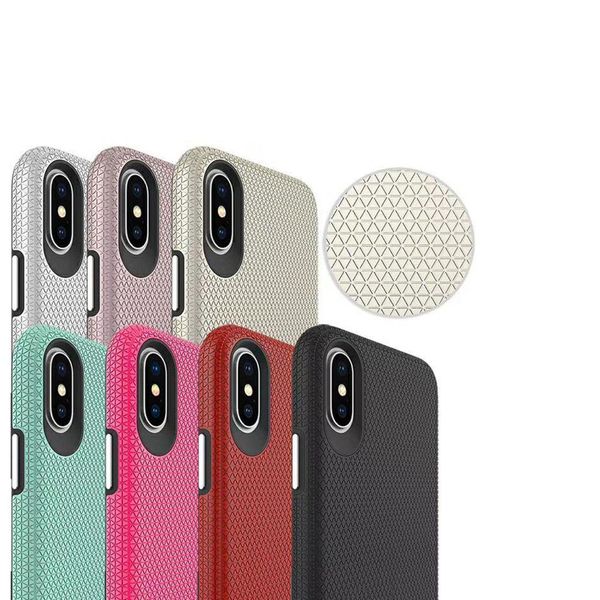 

shockproof tpu+pc rugged armor hard case for iphone 12 11 xr xs pro max 7 8 plus drop-tested double protection