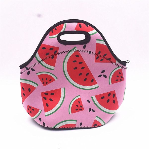 

children lunch bag diving material thickening heat preservation bento bags child portable body carry meal sack eco friendly 12lb l1