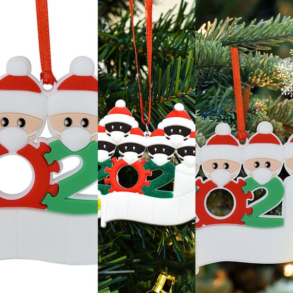 

xrml6cttquarantine ornaments for white black survivor family christmas of 2-7 hang decoration snowman pendant with face