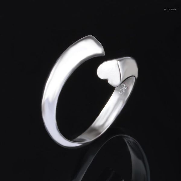 

New Silver-plated Female Ring Personality Charm Temperament Female Wild Love Hand Jewelry1, Slivery;golden